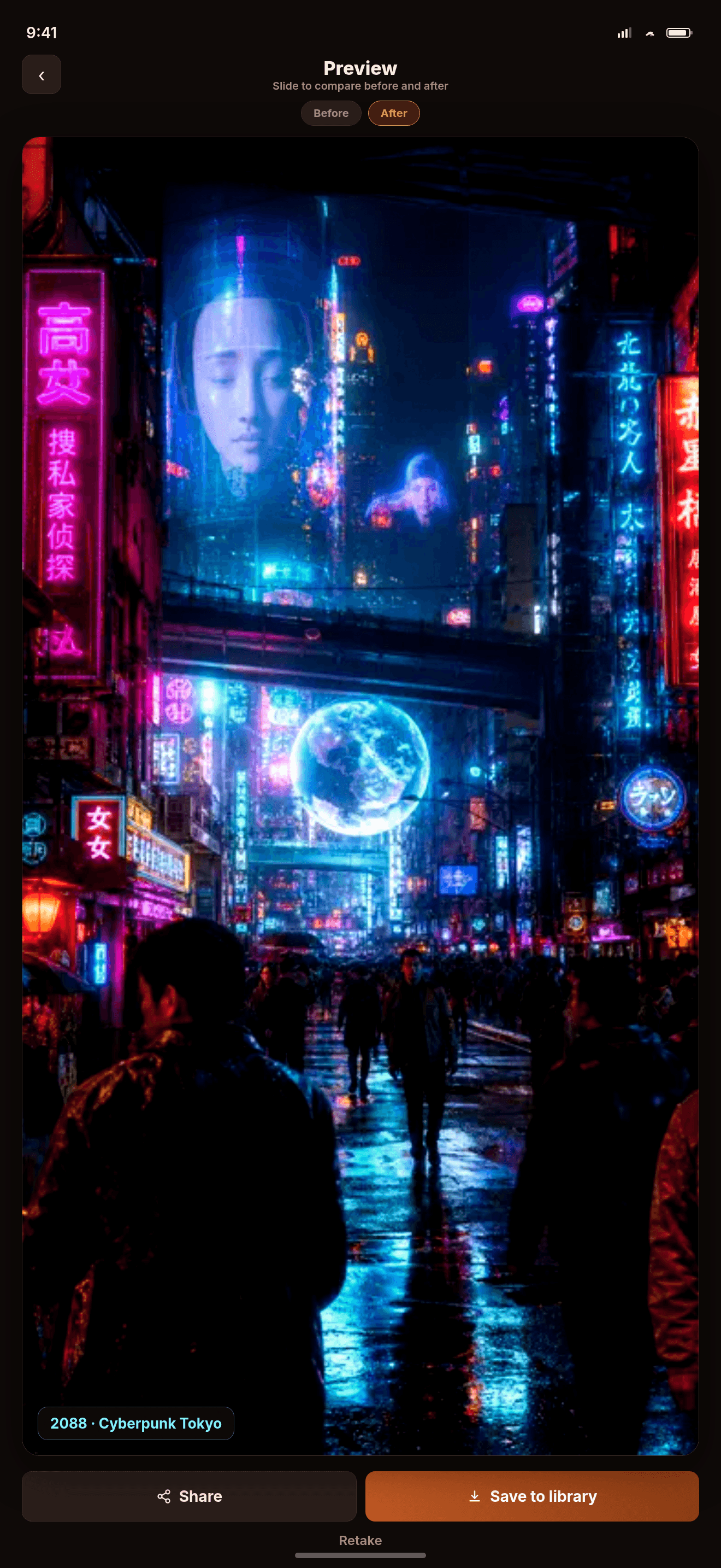 Preview of a 2088 Cyberpunk Tokyo transform.